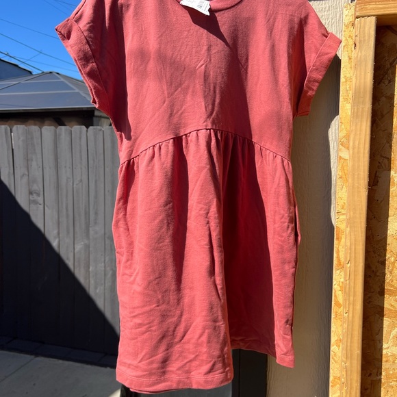 Casual Pink Short Sleeve Dress - Picture 2 of 3